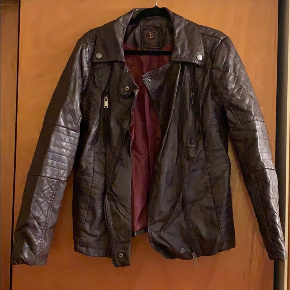 Faux leather jacket